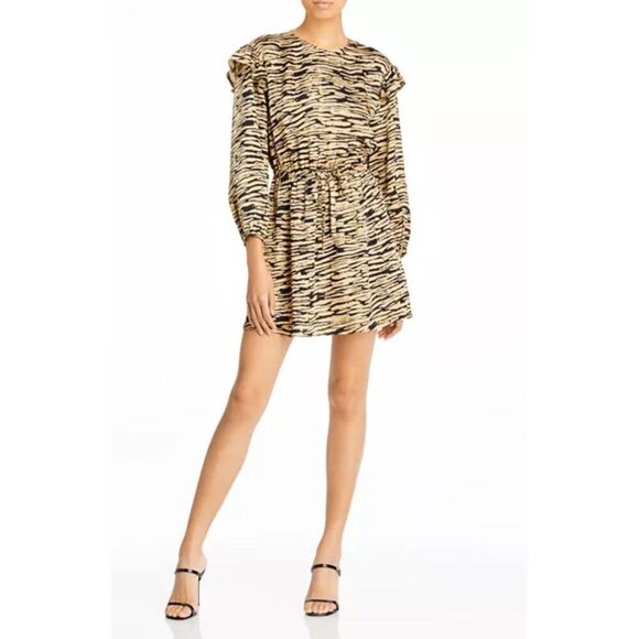 NWT Rails Dress Ora Printed Long Sleeve Pullover Golden Size M - Picture 1 of 13